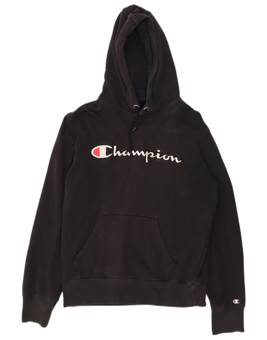 Champion Herre grafisk hættetrøje Jumper Medium Sort bomuld