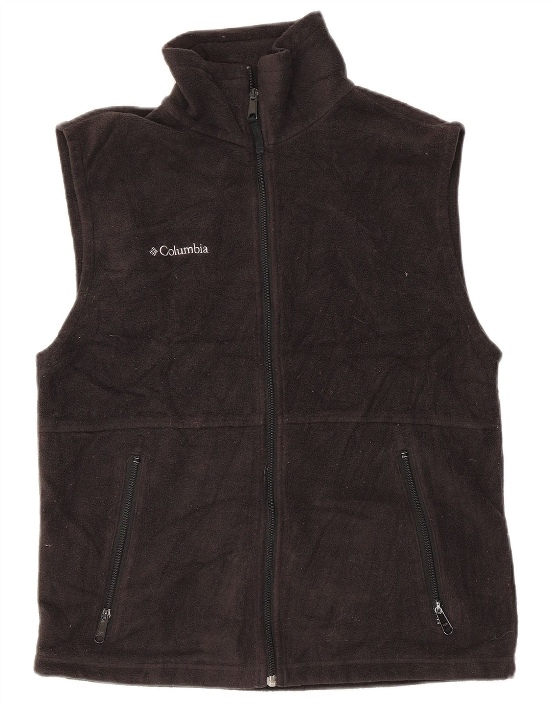 Columbia Herre Fleece Gilet UK 36 Lille Grå Polyester