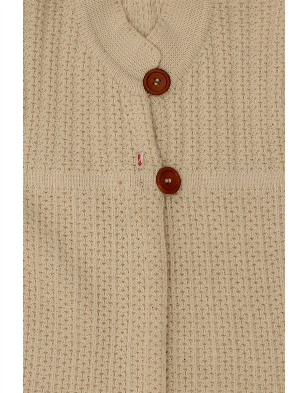 VINTAGE Womens Cardigan Sweater UK 14 Large Off White Vintage Vintage and Second-Hand Vintage from Messina Hembry 