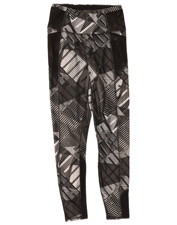 Puma Grafiske Leggings til kvinder UK 4 XS sort polyester