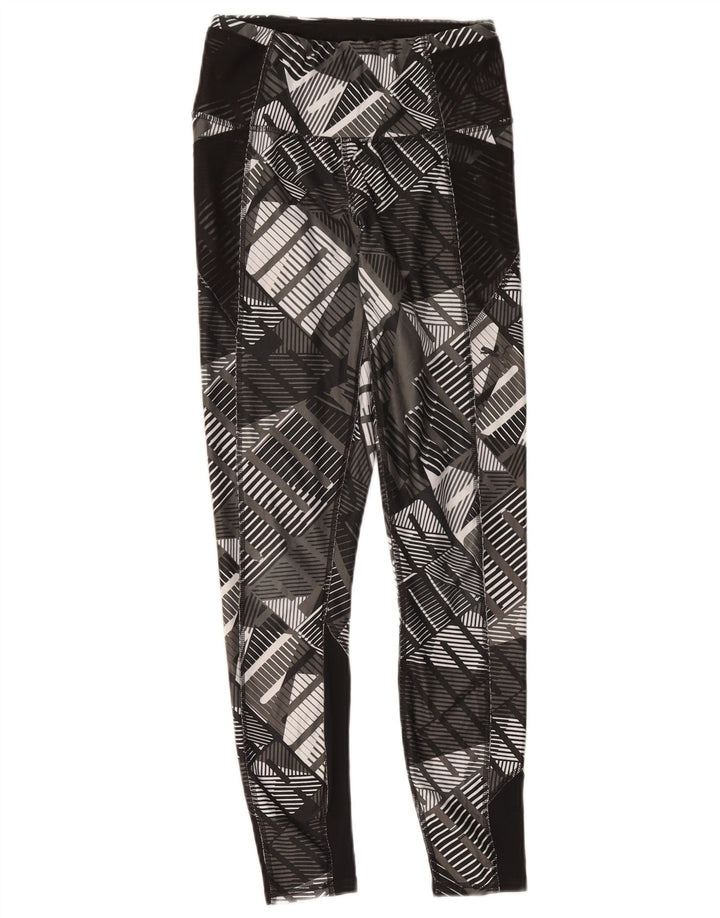 Puma Grafiske Leggings til kvinder UK 4 XS sort polyester