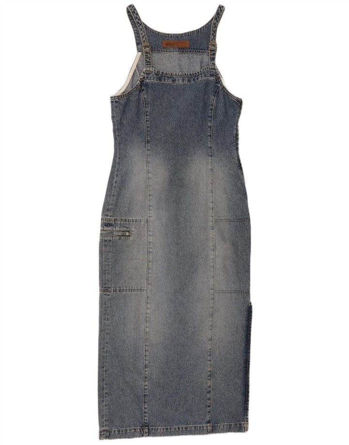 SOCCX Womens Sleeveless Denim Dress EU 38 Medium Blue Cotton