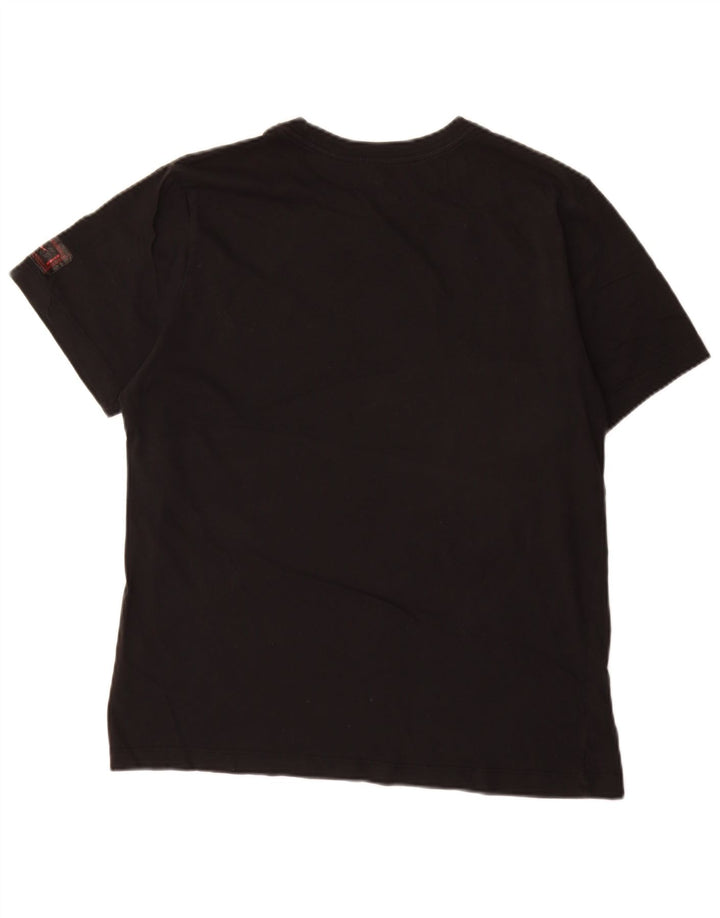 Nike grafisk T-shirt top til mænd, stor sort bomuld