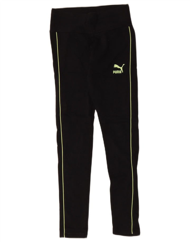 Puma Dame Leggings UK 6 XS Sort Syntetisk