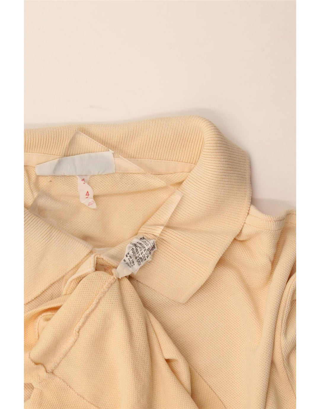Lacoste Polo skjorte til mænd størrelse 4 Medium Beige Bomuld