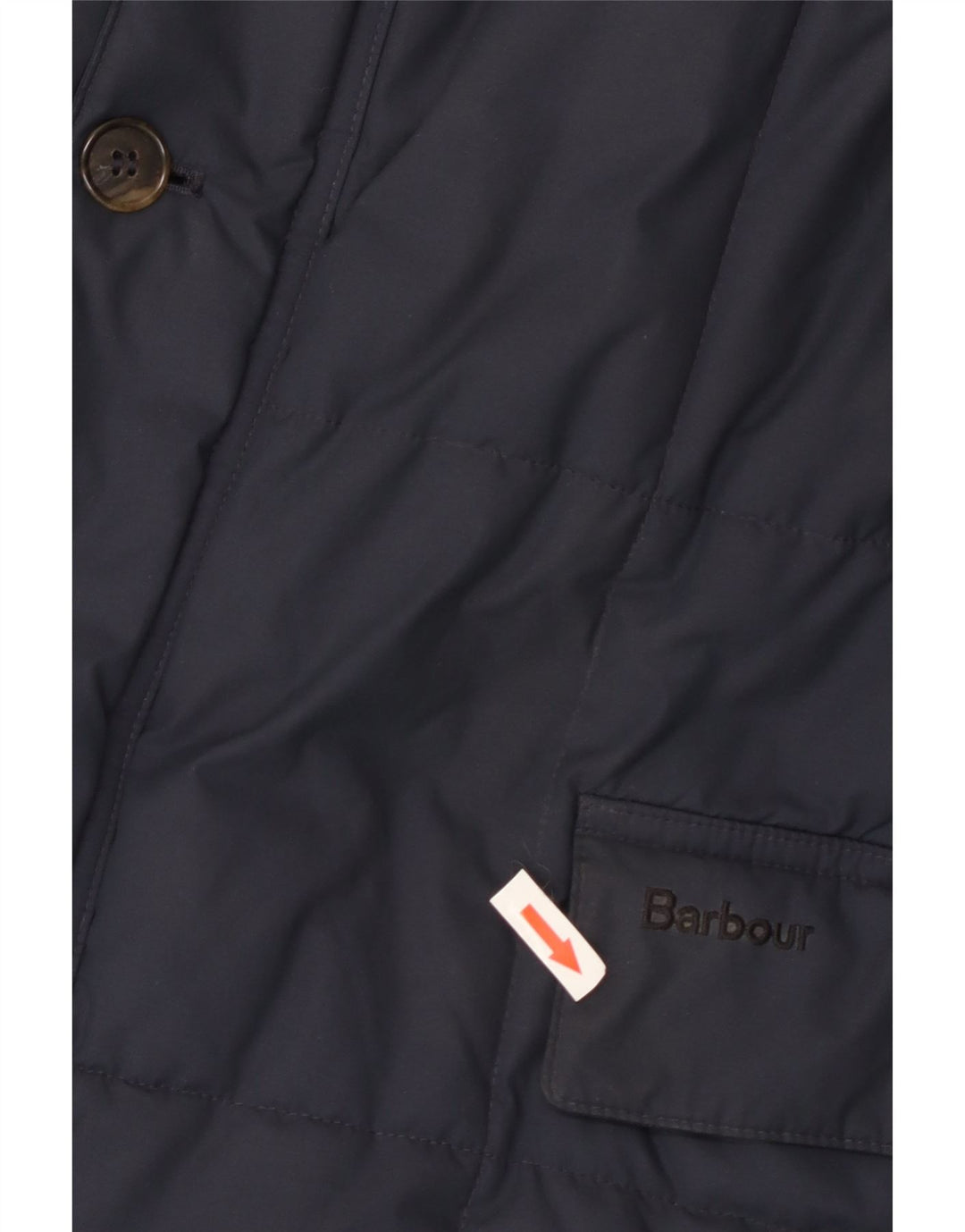 Barbour Polstret jakke til mænd UK 42 XL marineblå polyester
