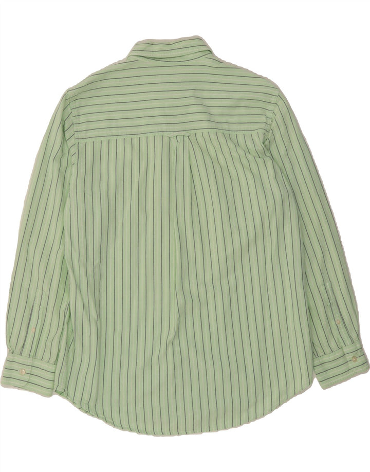 CHAPS Mens Shirt Medium Green Pinstripe Cotton Vintage Chaps and Second-Hand Chaps from Messina Hembry 