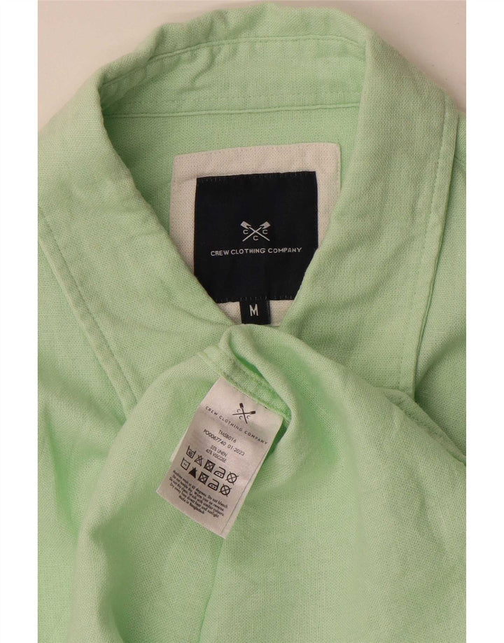 Crew Clothing Herreskjorte Medium Green Linen