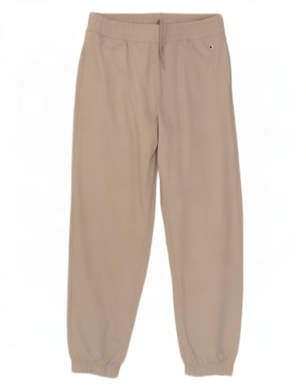 Champion Womens træningsdragt Bukser Joggers UK 16 Large Beige Bomuld