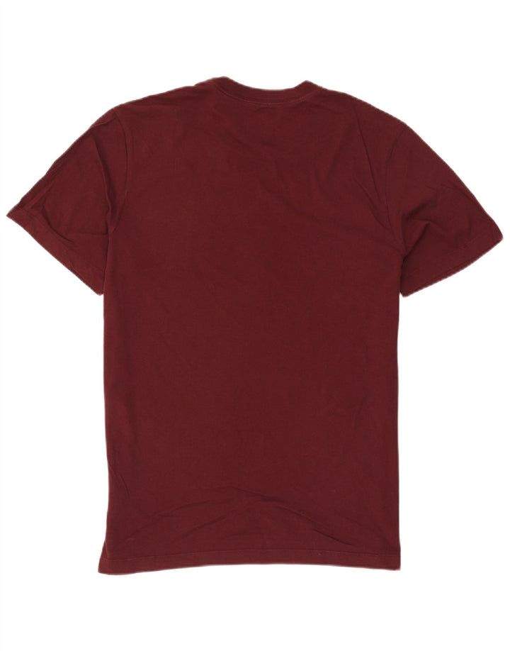 Nike Herre grafisk T-shirt Top Medium Bourgogne bomuld