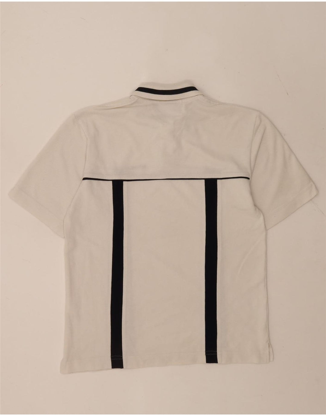 Sergio Tacchini Herre poloshirt Lille hvid Colourblock Bomuld