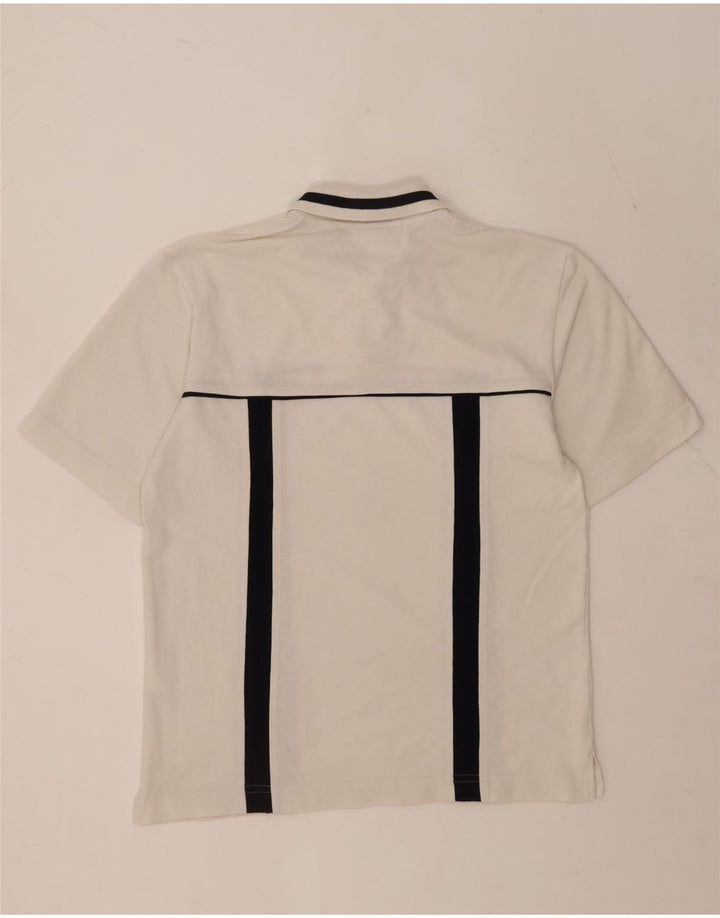 Sergio Tacchini Herre poloshirt Lille hvid Colourblock Bomuld