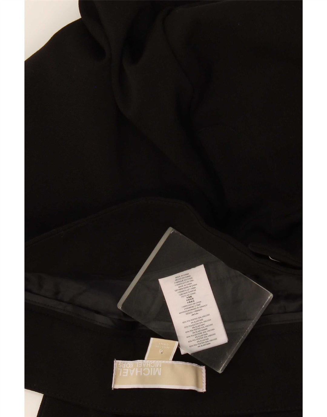 Michael Kors Dame Slim Chino Bukser US 8 Medium W34 L31 Sort Polyester