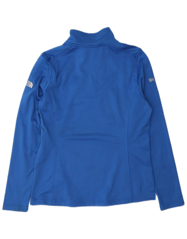 The North Face Womens Zip Neck Pullover Tracksuit Top UK 14 Medium Blue