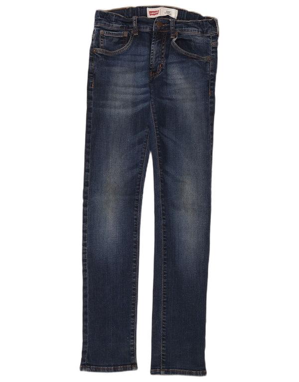 Levi's Boys Skinny Jeans 11-12 år W28 L30 Blå Bomuld