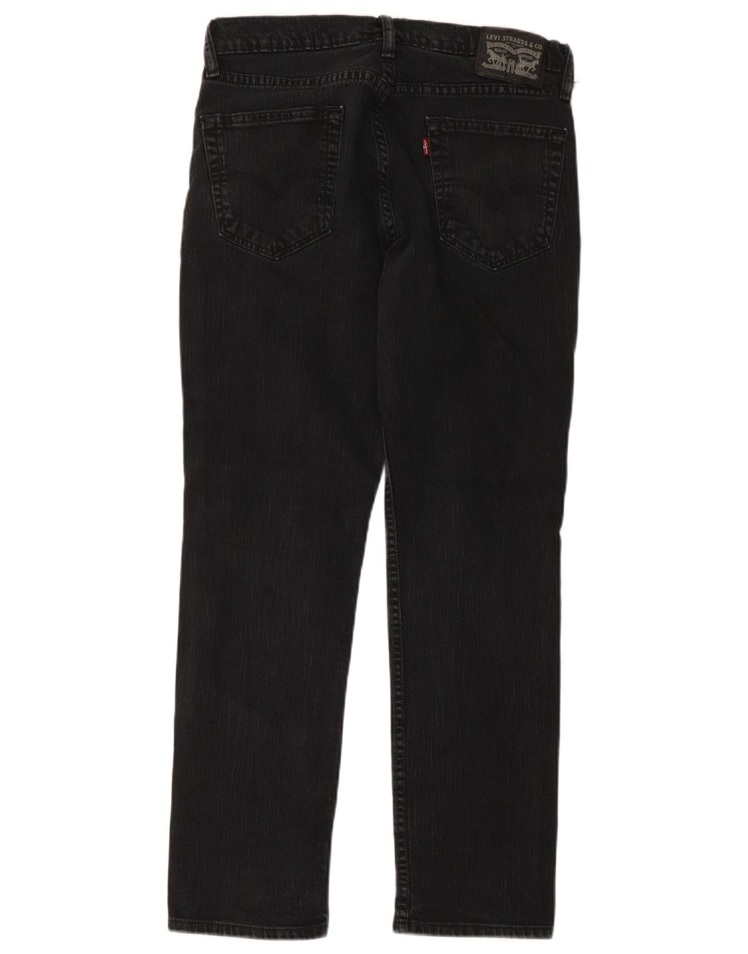 Levi's Straight Jeans til mænd W34 L30 sort bomuld
