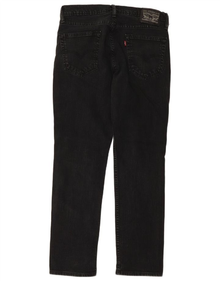 Levi's Straight Jeans til mænd W34 L30 sort bomuld