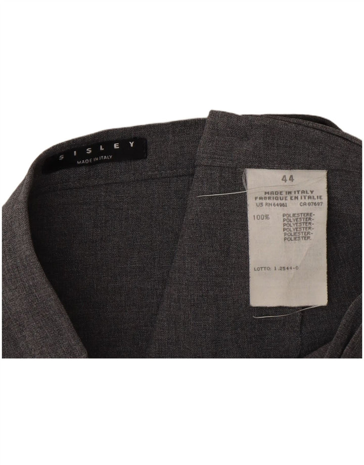 Sisley Dame Højtalje Mini Wrap Nederdel IT 44 Medium W26 Grå Polyester