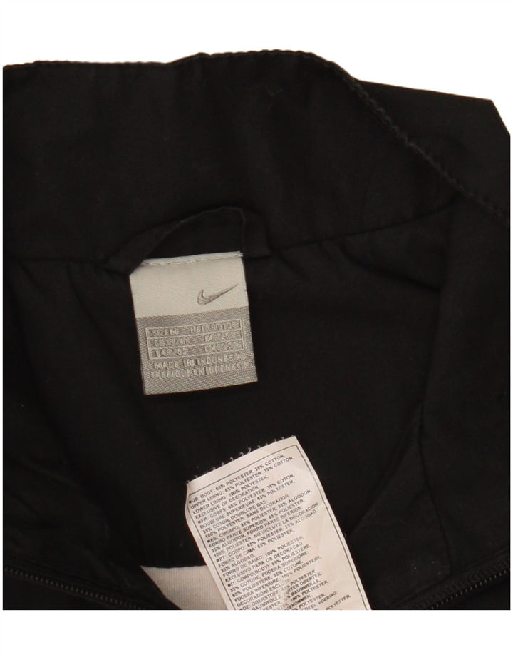 Nike Træningsdragt til mænd Topjakke UK 39/41 Medium Sort Colourblock Polyester