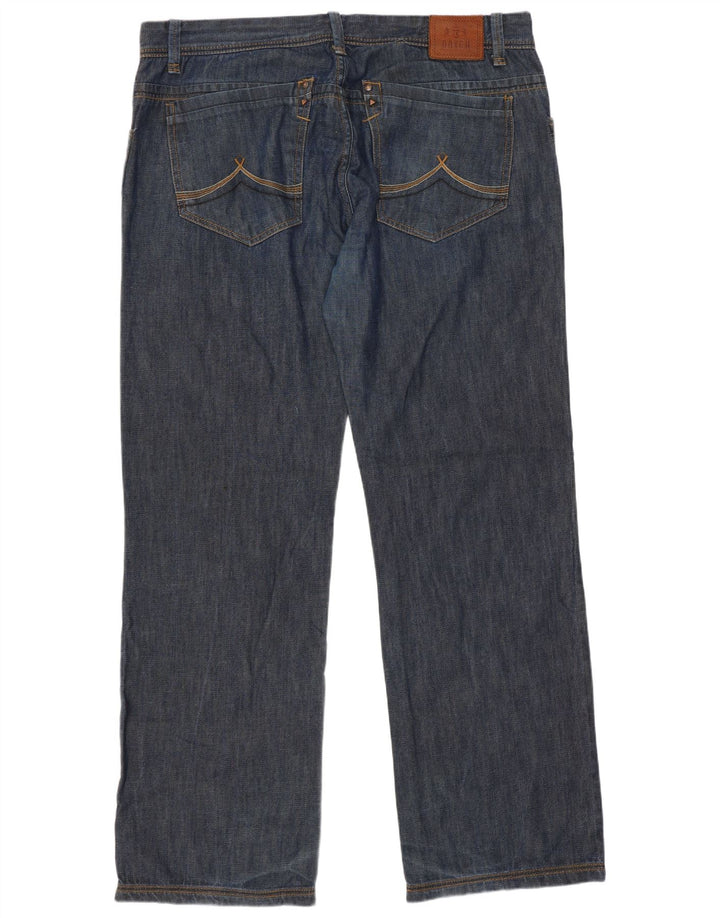 Datch Straight Jeans til mænd W38 L33 Blå Bomuld