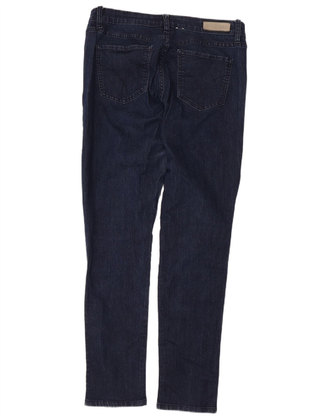 Calvin Klein Jeans Dame Slim Jeans US 10 Medium W32 L29 Marineblå Bomuld