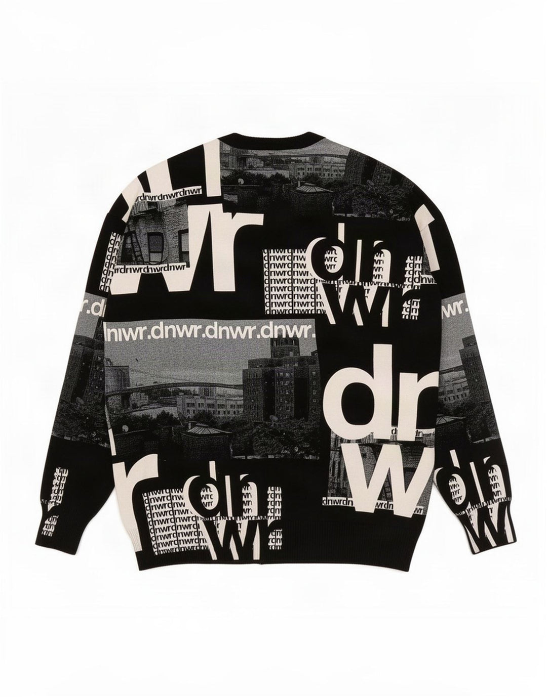 Zara Herre Grafisk Sweatshirt Jumper Stor Sort Bomuld