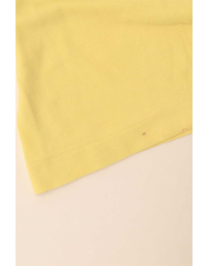 Lacoste Herre Polo Shirt Str. 7 2XL Gul Bomuld