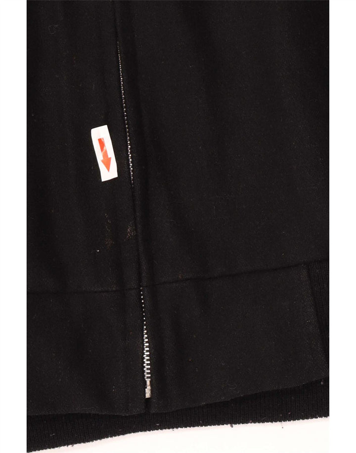 Vintage Bomberjakke til mænd UK 40 Large Black Wool