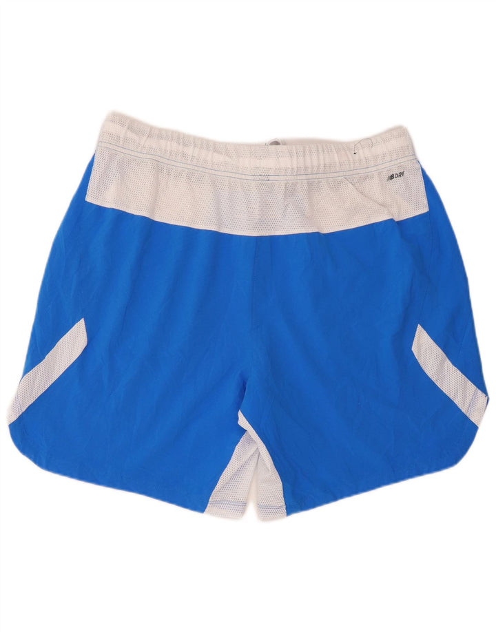 New Balance Herre Sportshorts XL Blå Colourblock Polyester