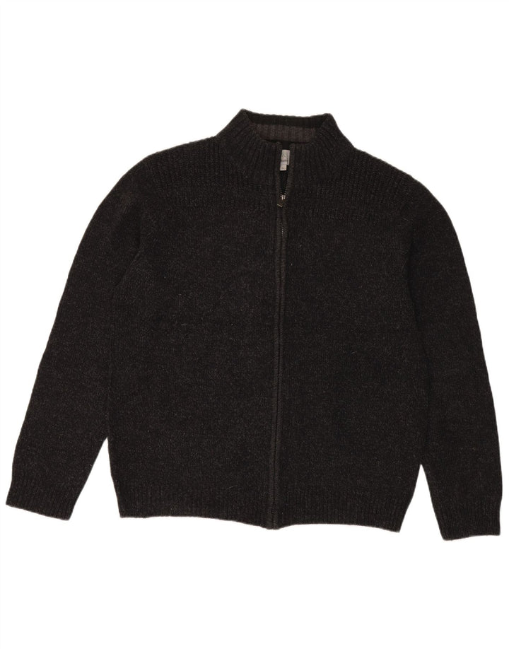 Marks & Spencer Herre Regular Fit Cardigan Sweater Stor Grå Akryl