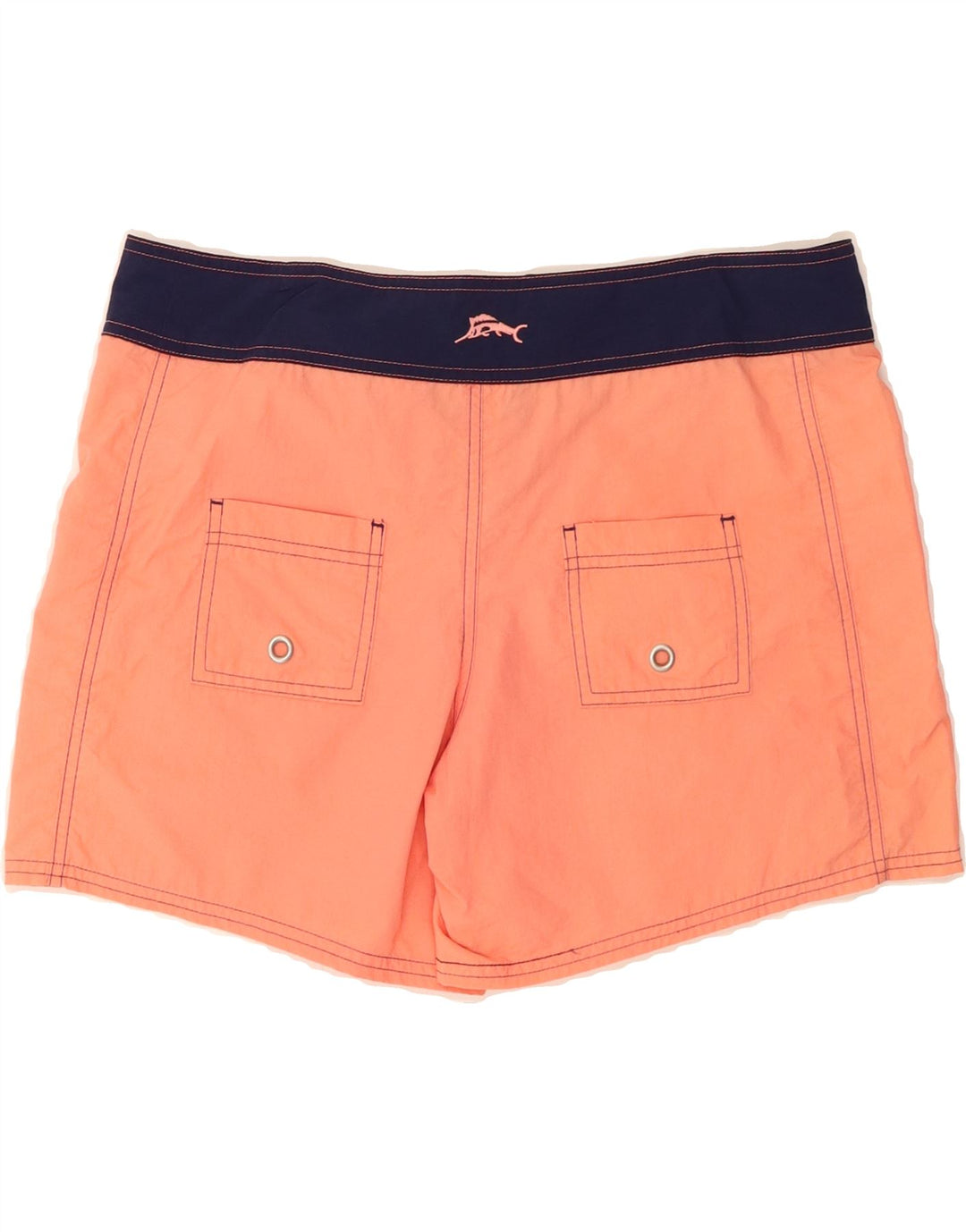 TOMMY BAHAMA Womens Swimming Shorts UK 10 Small  Red Nylon Vintage Tommy Bahama and Second-Hand Tommy Bahama from Messina Hembry 