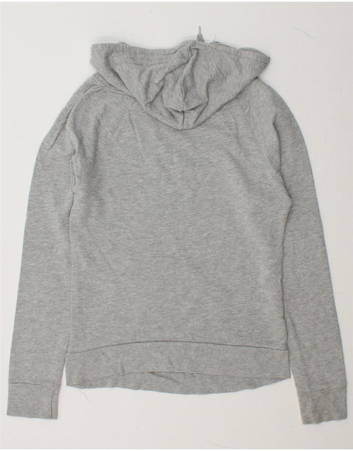 TOPSHOP Womens Hoodie Jumper UK 12 Medium Grey Cotton Vintage Topshop and Second-Hand Topshop from Messina Hembry 