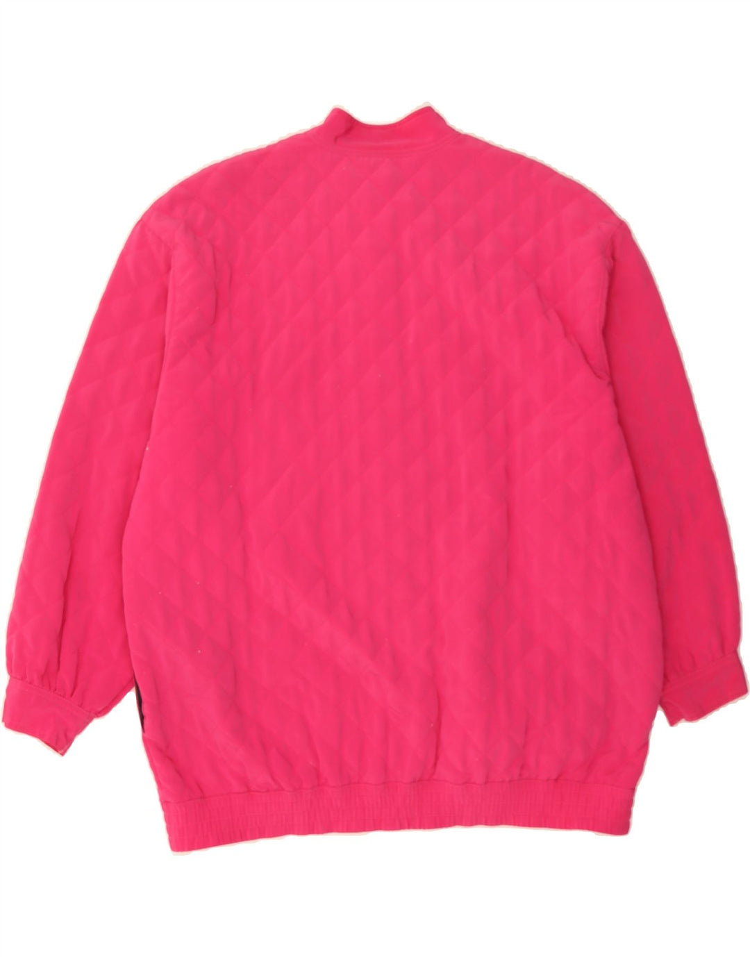 VINTAGE Womens Quilted Jacket UK 20 2XL Pink Vintage Vintage and Second-Hand Vintage from Messina Hembry 