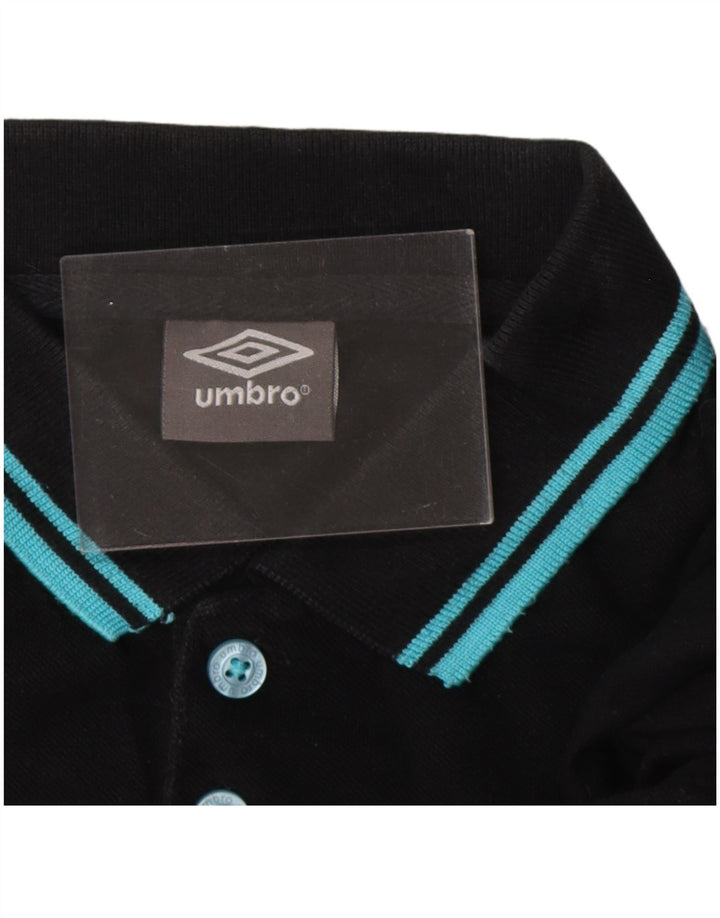 UMBRO Poloshirt til mænd Medium Sort Bomuld
