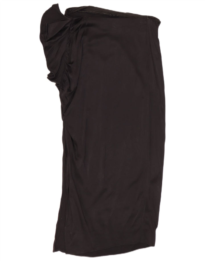 Zara Midi-nederdel til kvinder Medium W28 Sort