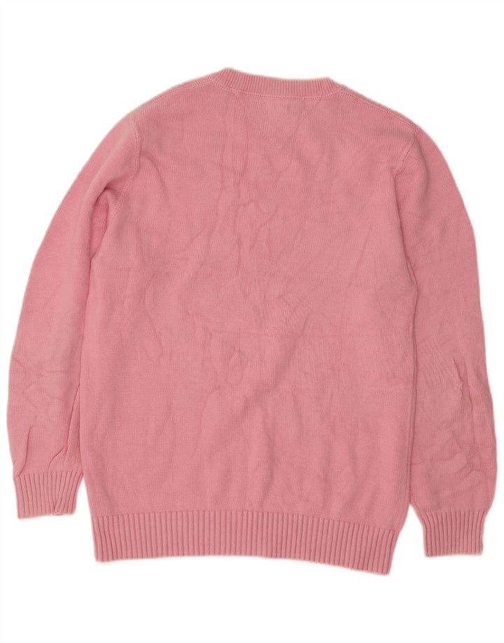 Tommy Hilfiger Herre Crew Neck Jumper Sweater Lille Pink Bomuld