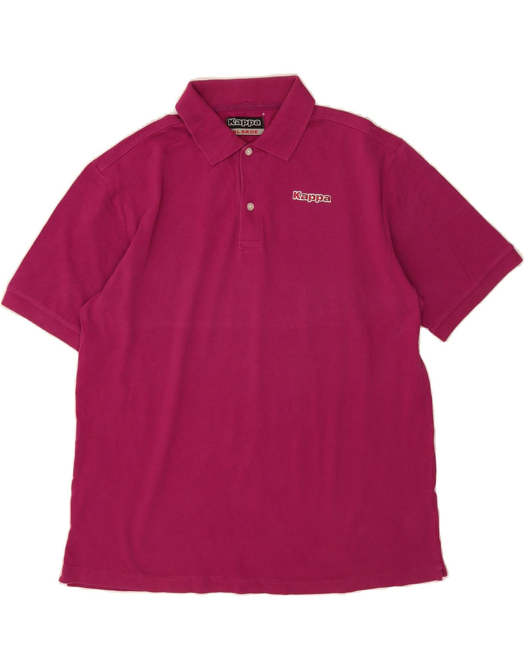 KAPPA Mens Polo Shirt XL Purple Cotton Vintage Kappa and Second-Hand Kappa from Messina Hembry 