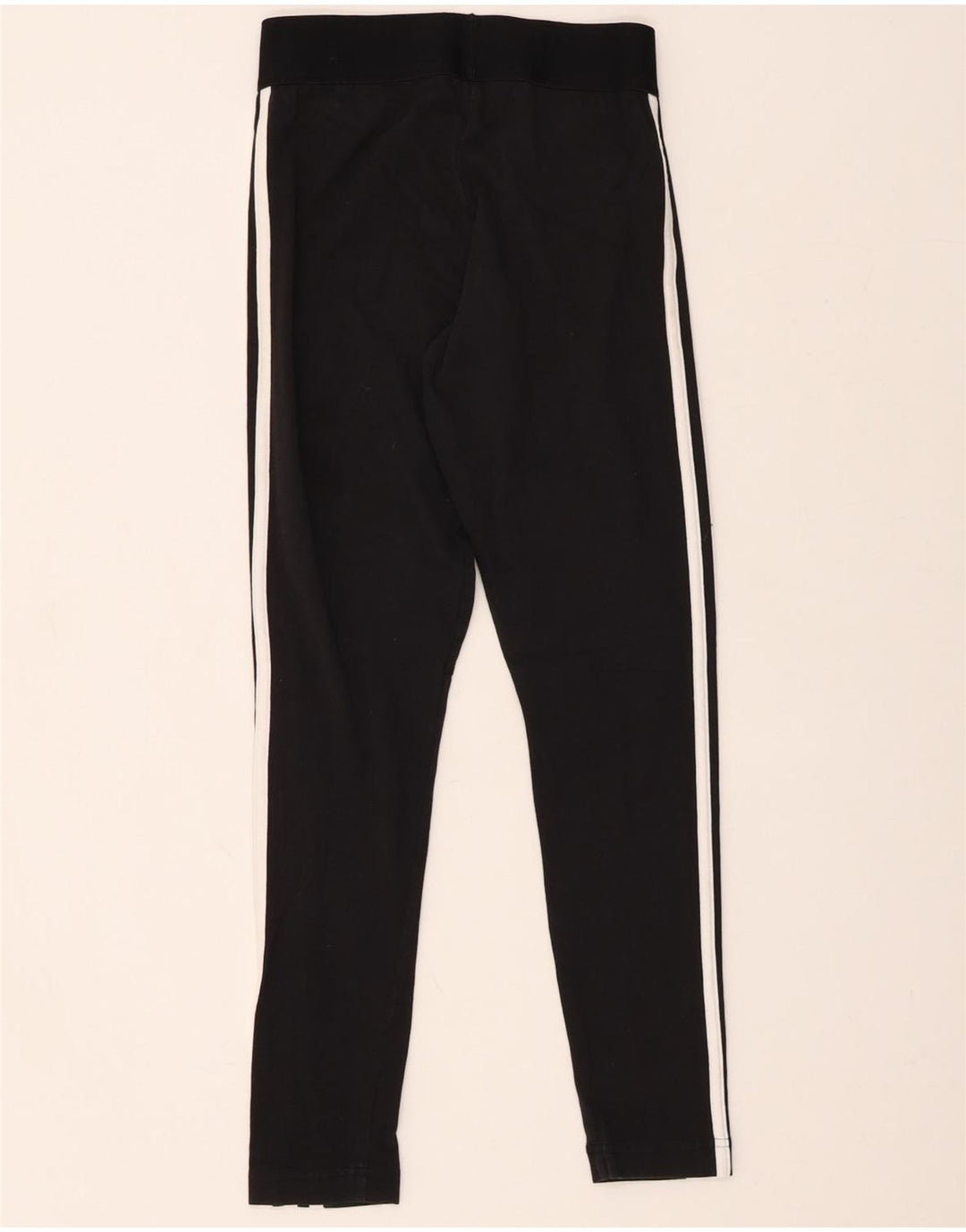 ADIDAS Dame Leggings UK 8/10 Small Black Bomuld