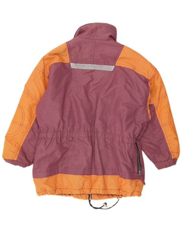 C&A Herre skijakke UK 36 Small Orange Colourblock Nylon