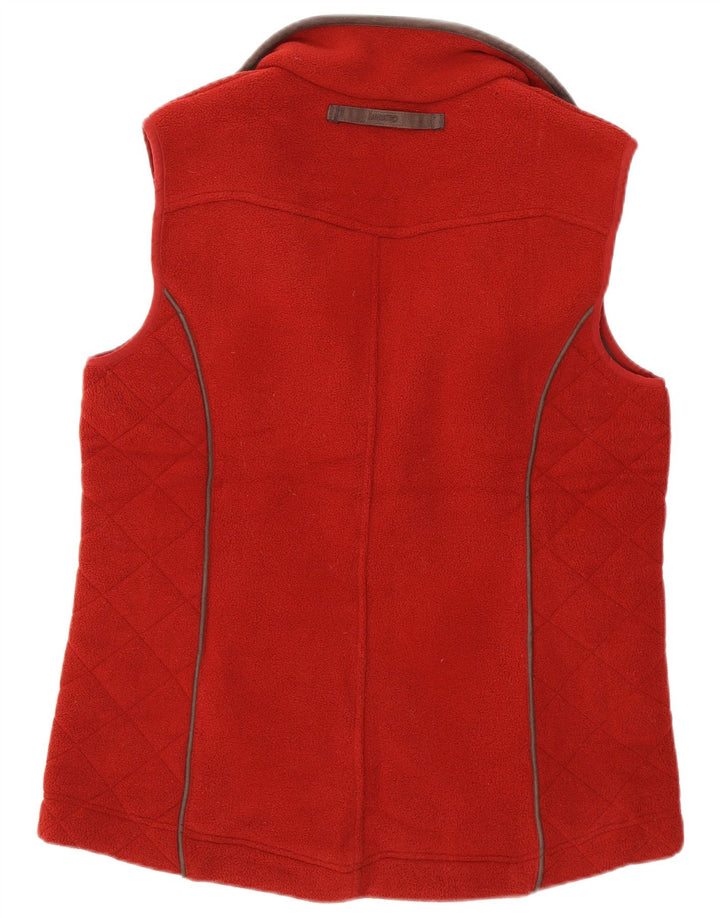 Musto Dame Fleece Gilet UK 14 Large Bourgogne Polyester