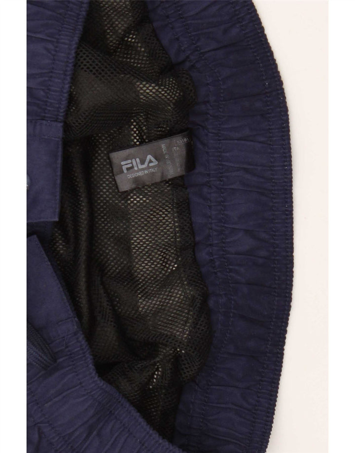 Fila Herre grafiske badeshorts Små Grå Colourblock Polyester