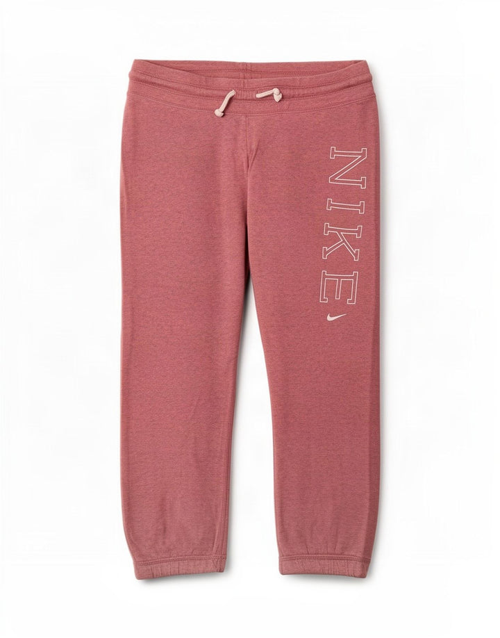Nike Womens Graphic Capri træningsdragt Bukser Joggers UK 14 Medium Pink