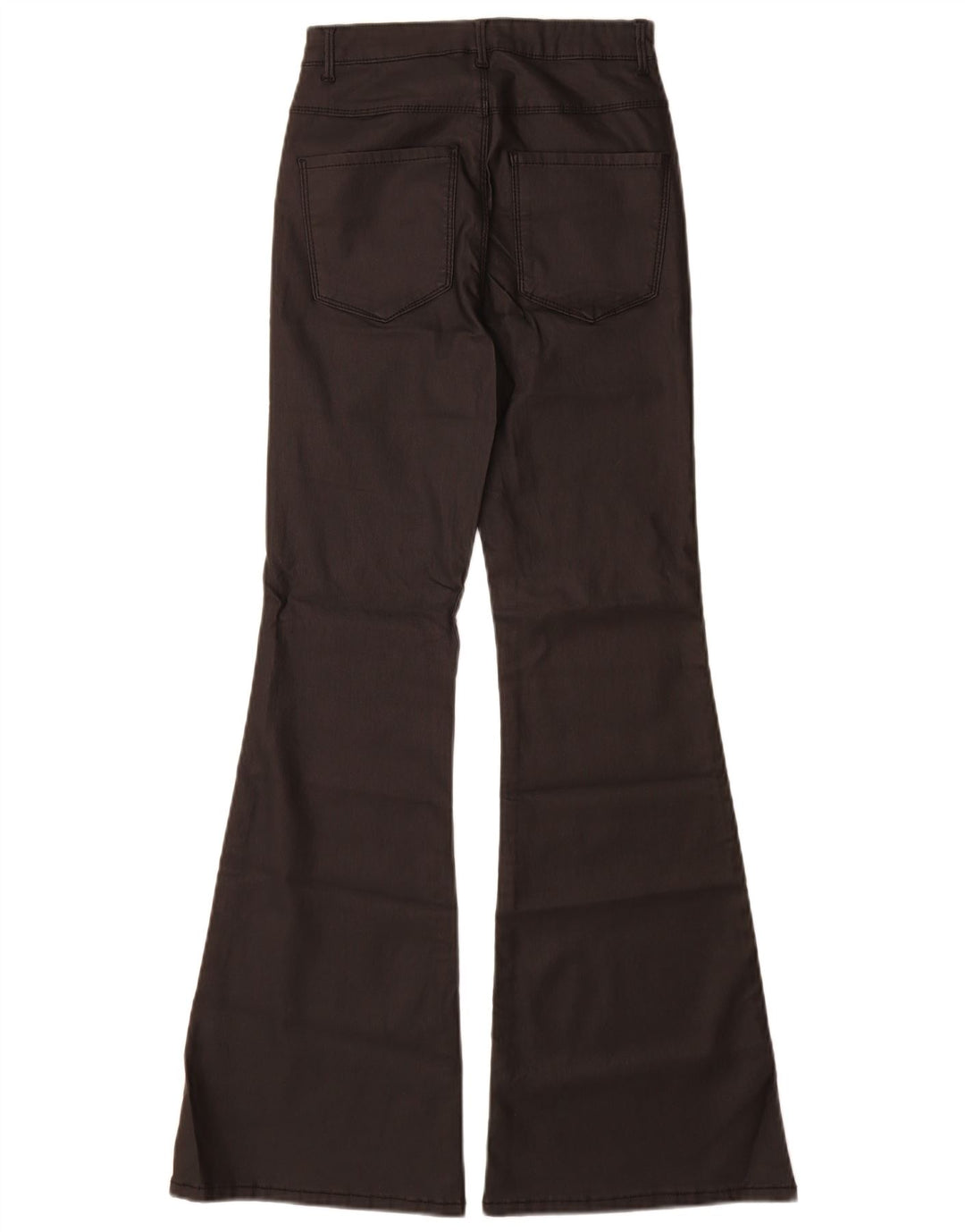 Only Womens Flare Casual Bukser Small W26 L30 Black Viscose