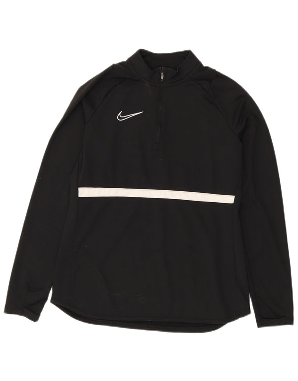 Nike Dame Dri Fit Sweatshirt Jumper UK 14 Medium Sort Colourblock