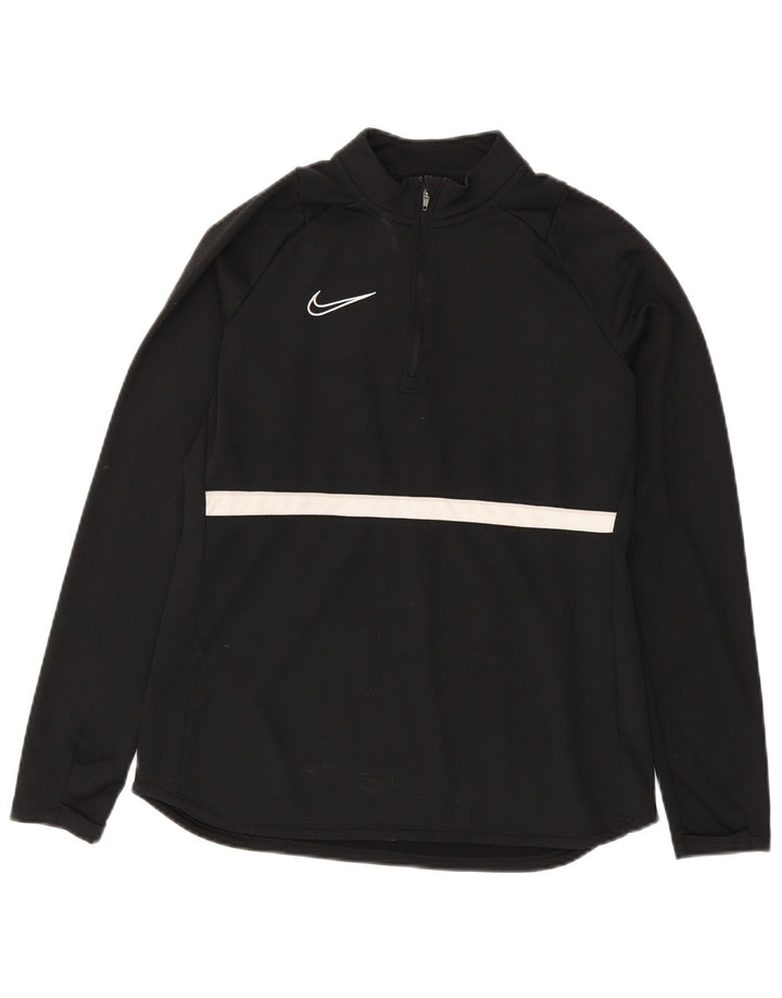 Nike Dame Dri Fit Sweatshirt Jumper UK 14 Medium Sort Colourblock