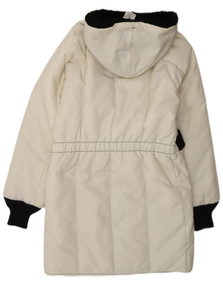Refrigiwear Womens Cruzcampo Polstret Frakke UK 14 Medium Off White Colourblock
