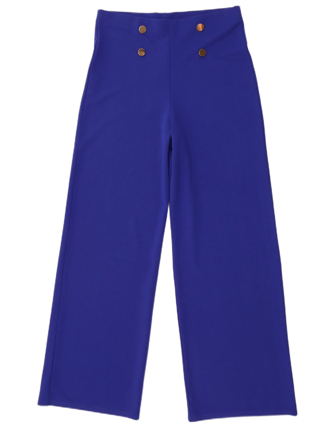 Quiz Dame Lige Casual Bukser UK 12 Medium W30 L31 Blå Polyester