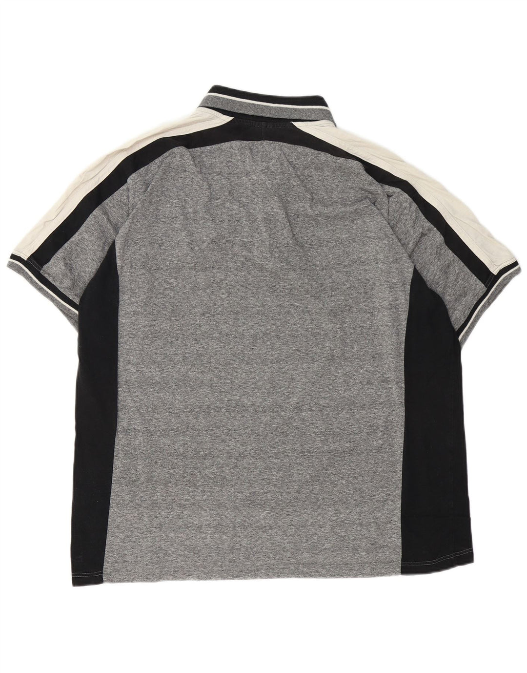 PUMA Poloshirt til mænd XL Grå Colourblock Bomuld