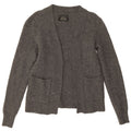 All Saints Womens Open Cardigan Sweater UK 10 Small Grey Lammeuld