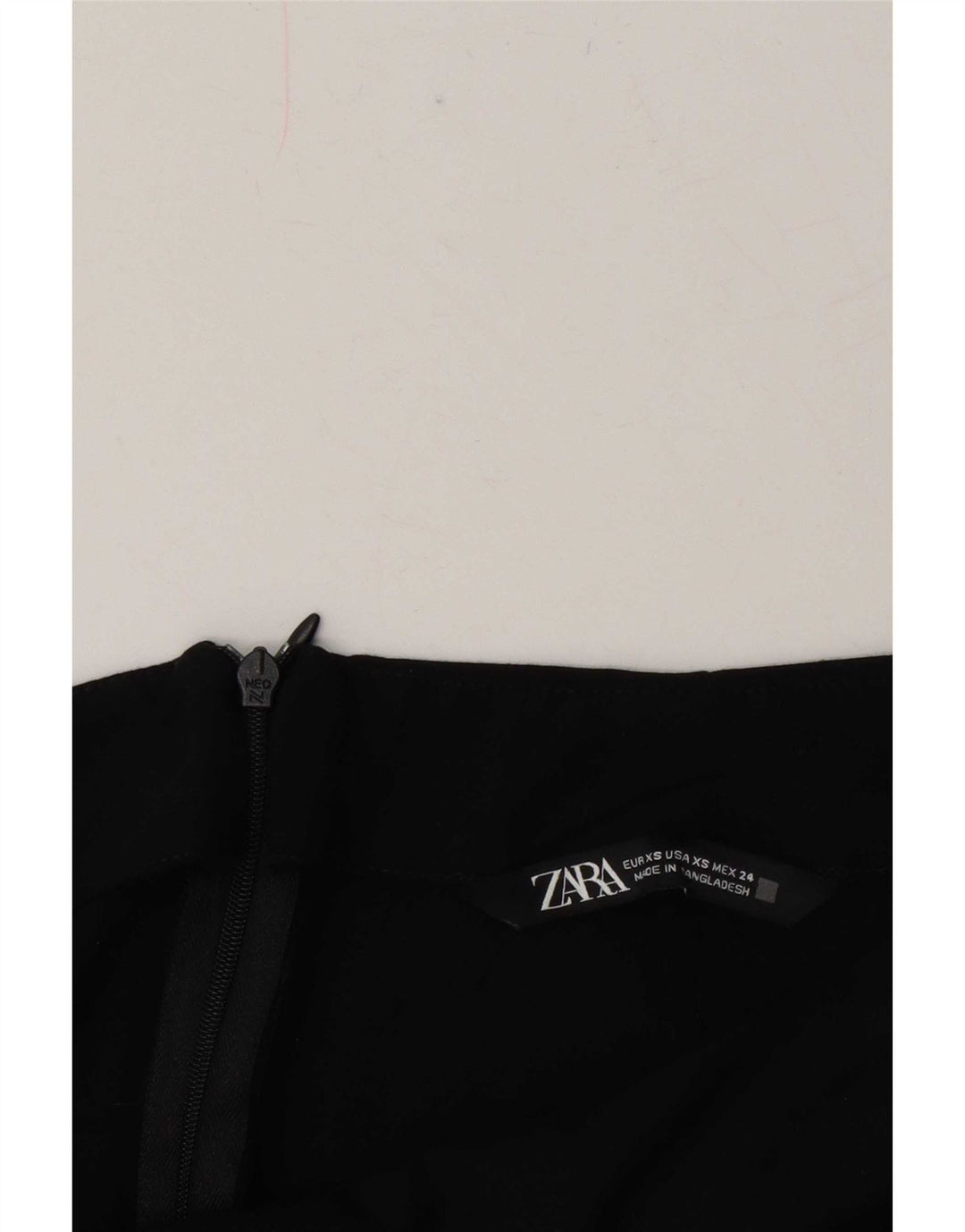 Zara Midi-nederdel til kvinder XS W24 Sort
